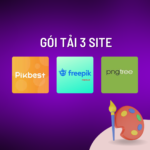 Tài khoản tải 3 site Freepik, Pikbest, PNGtree